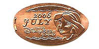 Click to zoom this Tokyo Disneyland Pressed Penny Picture