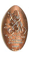 Click to zoom this Tokyo Disneyland Pressed Penny Picture