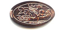 Click to zoom this Tokyo Disneyland picture of a Pressed Penny or medal