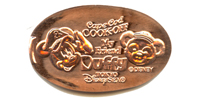 Mickey and Duffy Tokyo Disneyland pressed penny