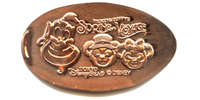 Genie, Duffy and Shellie Mae pressed penny