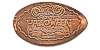 Tokyo Disneyland pressed penny picture.