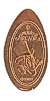 Tokyo Disneyland pressed penny picture.