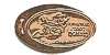 Tokyo Disneyland pressed penny picture.