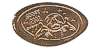 Tokyo Disneyland pressed penny picture.
