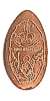 Tokyo Disneyland pressed penny picture.