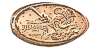 Tokyo Disneyland pressed penny picture.