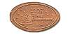 Tokyo Disneyland pressed penny picture.