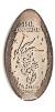 Tokyo Disneyland pressed penny picture.