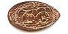 Tokyo Disneyland pressed penny picture.