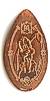 Tokyo Disneyland pressed penny picture.