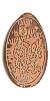 Tokyo Disneyland pressed penny picture.