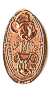 Tokyo Disneyland pressed penny picture.