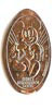 Tokyo Disneyland pressed penny picture.