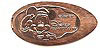 Tokyo Disneyland pressed penny picture.
