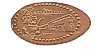Tokyo Disneyland pressed penny picture.