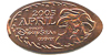 Tokyo Disneyland Pressed Penny Metal tds0505.jpg - 24254 Bytes
