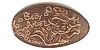 Tokyo Disneyland pressed penny picture.