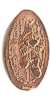 Tokyo Disneyland pressed penny picture.