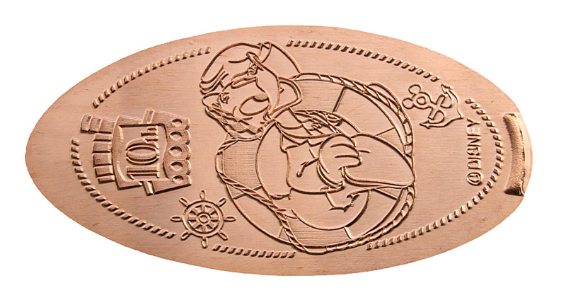 Tokyo Disneyland pressed penny released July 1, 2010