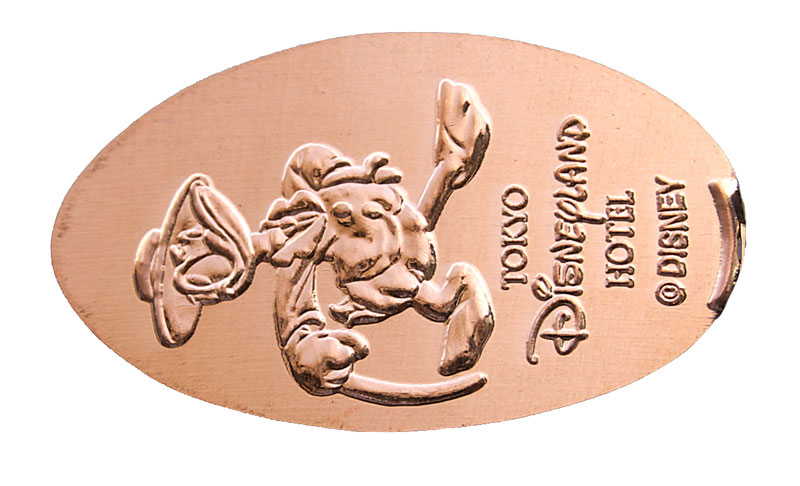 Donald Duck Tokyo Disneyland Hotel  pressed penny or medal released April, 2009