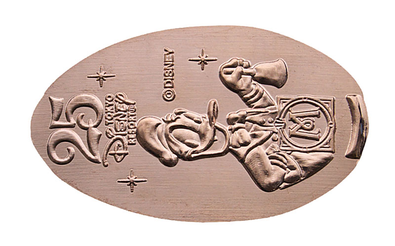 25th Anniversary Mira Costa pressed penny medal Donald.