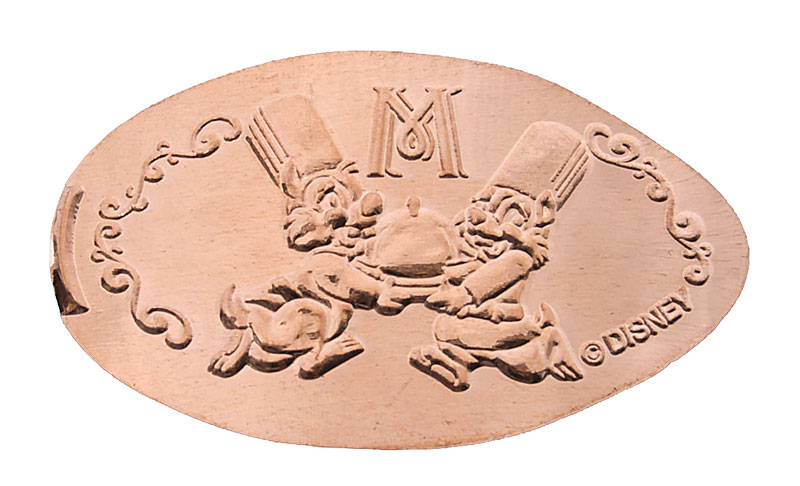 Chip N Dale Hotel Miracosta Hotel Tokyo Disneyland pressed penny or medal released April, 2009