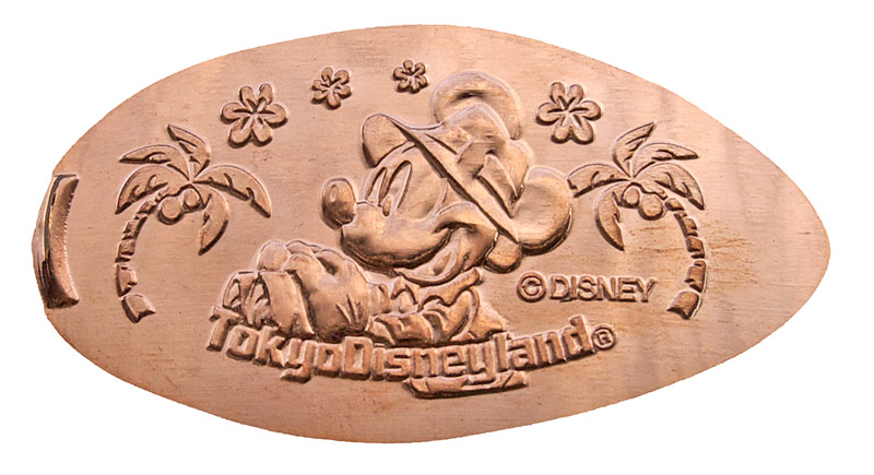 Tokyo Disneyland pressed penny released July 1, 2010