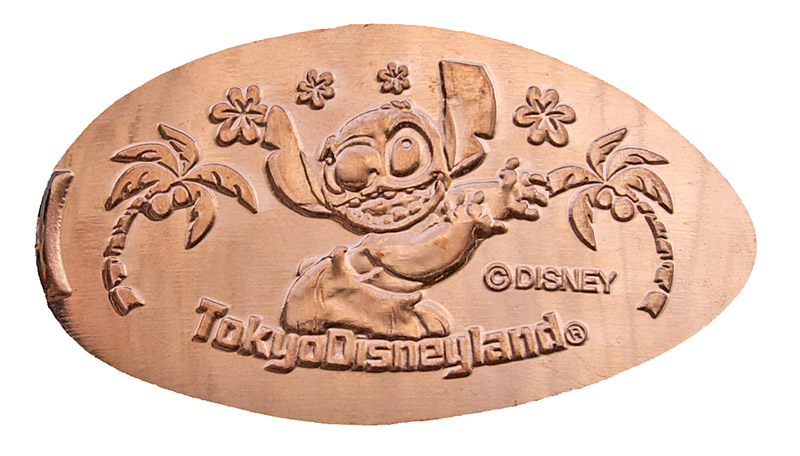 Tokyo Disneyland pressed penny released July 1, 2010