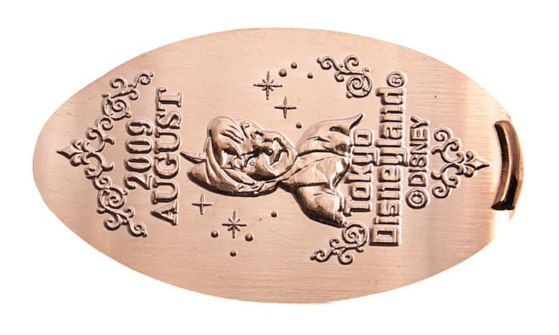 Tokyo Disneyland Coin of the Month for August.