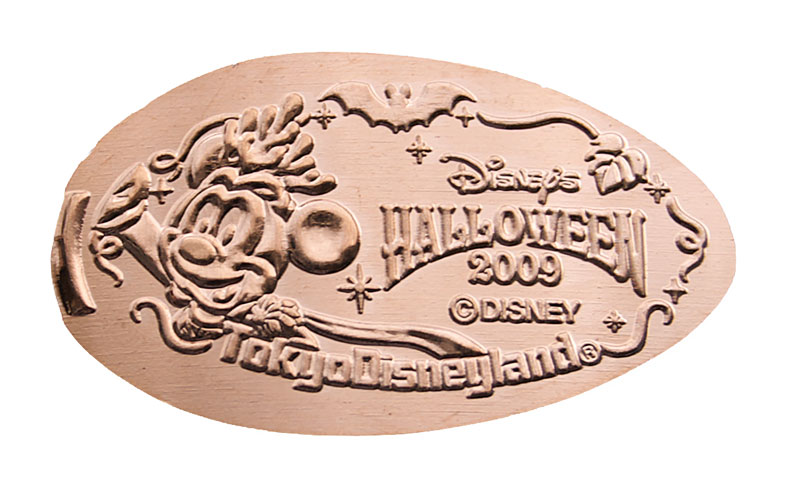 2009 Halloween 2009 pressed penny, Mickey