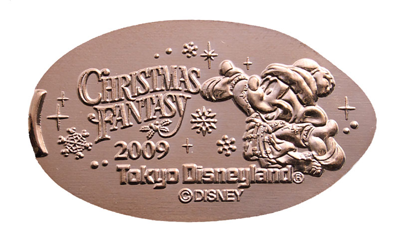 Tokyo Disneyland pressed penny, November