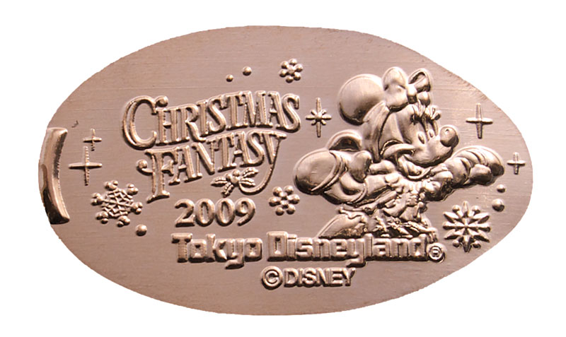 Tokyo Disneyland pressed penny, November