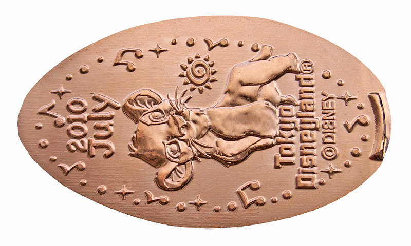 Tokyo Disneyland pressed penny released July 1, 2010