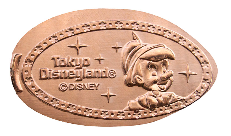 Tokyo Disneyland pressed penny released July 1, 2010