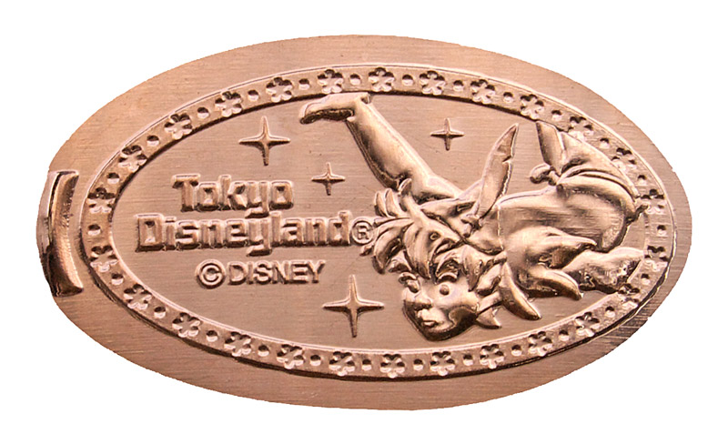 Tokyo Disneyland pressed penny released July 1, 2010