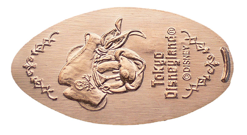 Tokyo Disneyland pressed penny medal