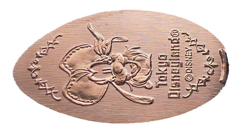 Tokyo Disneyland pressed penny medal