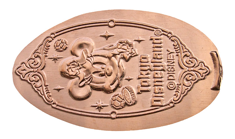 Tokyo Disneyland pressed penny released July 1, 2010