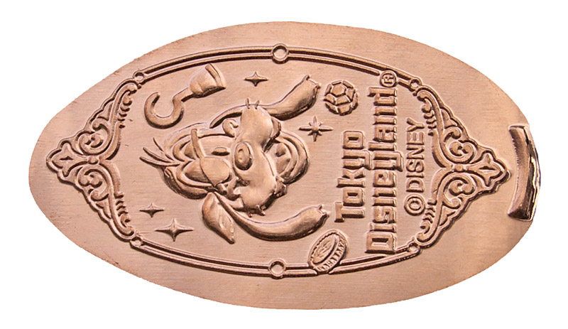 Tokyo Disneyland pressed penny released July 1, 2010