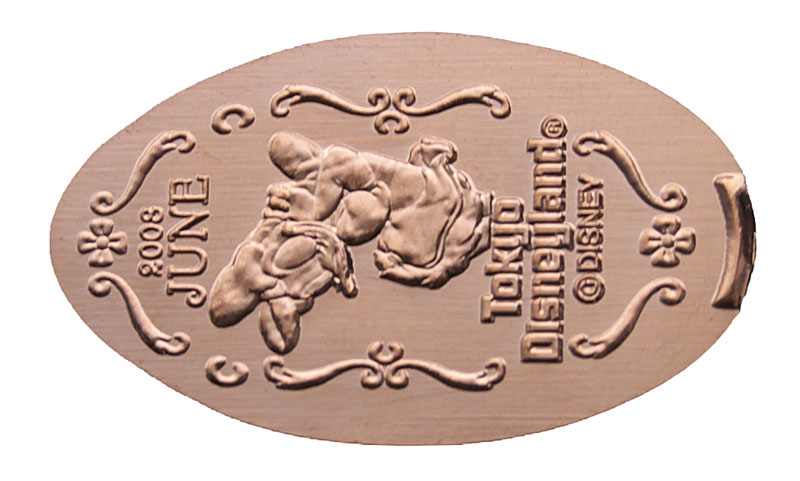 Tokyo Disneyland June 2008 Daisy Duck  Medal or Pressed Penny
