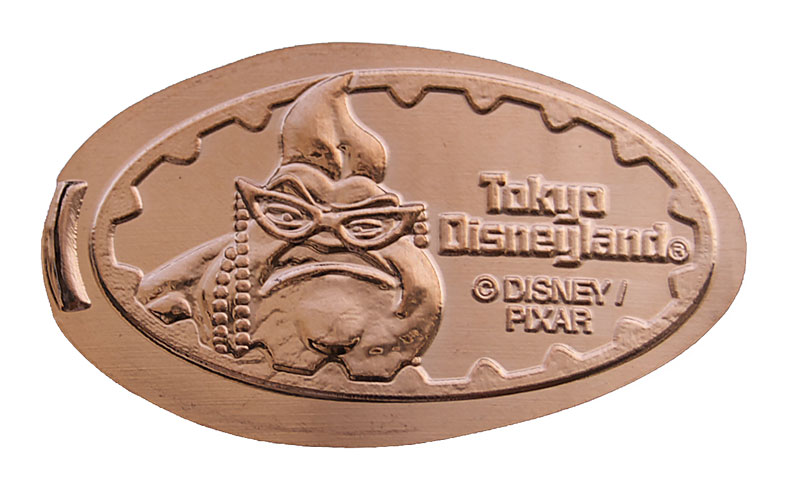 Roz Tokyo Disneyland pressed penny or medal released April, 2009