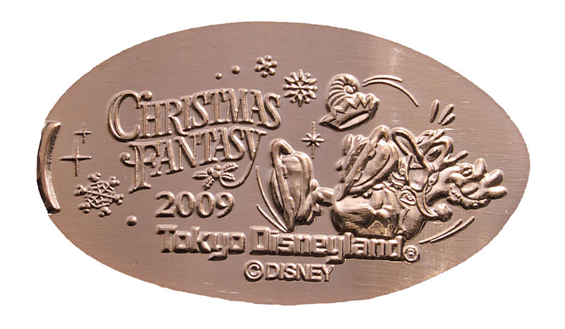 Tokyo Disneyland pressed penny, November