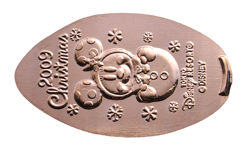 Tokyo Disneyland pressed penny, November