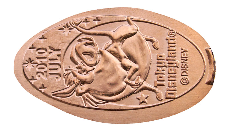 Tokyo Disneyland pressed penny released July 1, 2010