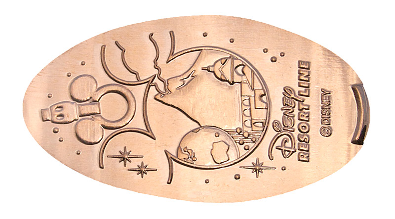Tokyo Disneyland Resort Line pressed penny released July 10, 2010
