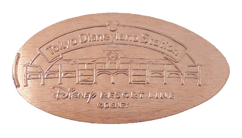 Tokyo Disneyland pressed pennies