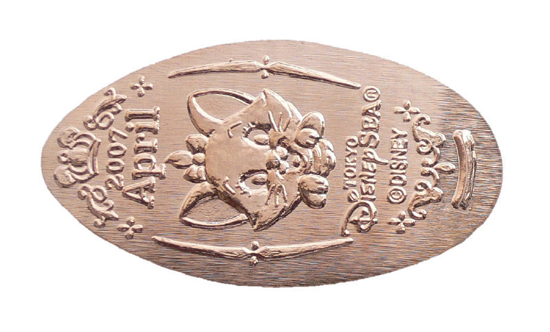 Tokyo Disneyland Resort elongated coin