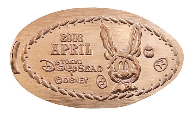 April 2008 DisneySea Metal of the Month, Easter Bunny Mickey Mouse