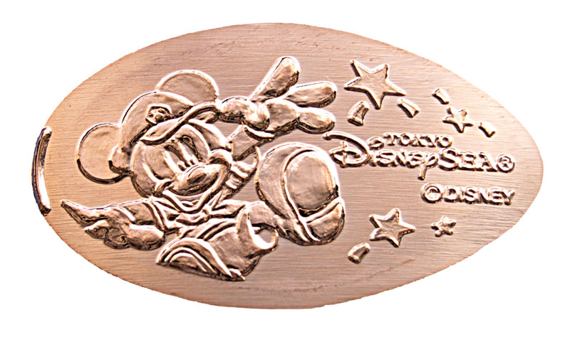 Tokyo DisneySea souvenir elongated coin